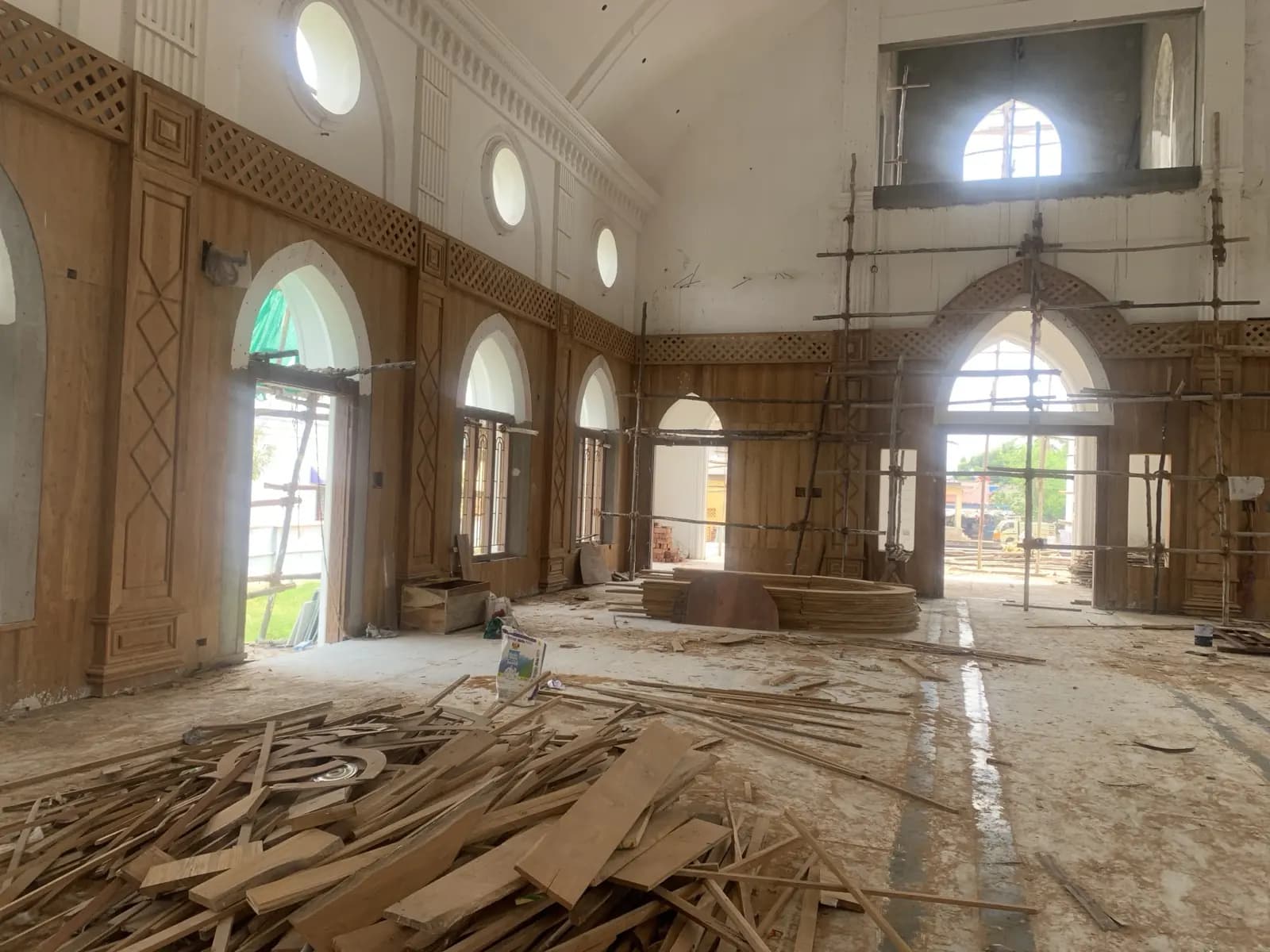 Sanctuary under preparation