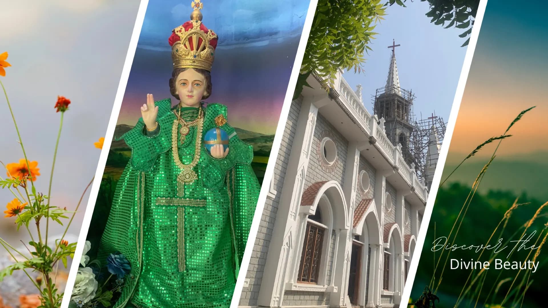 The Infant Jesus, the shrine and the fields of Kavirayapuram